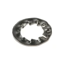 RS PRO Stainless Steel Plain Internal Tooth Shakeproof Washer, M8, DIN 6798J 665-7315