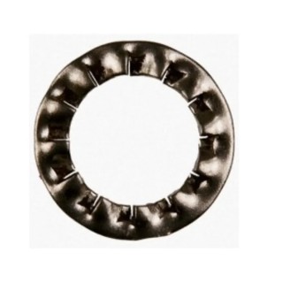 RS PRO Stainless Steel Plain Internal Tooth Shakeproof Washer M10, DIN 6798J 665-7318