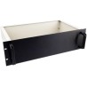 RS PRO 3 U 19 in Rack Mount Case Ventilated Aluminium Steel Chassis 483 mm x 250 mm x 133 mm 665-7683