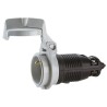 Legrand 16A 230V French 2P+E Mains Connector Black Rubber Cable, Screw Termination 0 502 49
