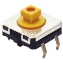 Omron IP67 White Tactile Switch Plunger 3 mm SPST 50mA 24 V dc 