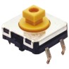 Omron IP67 White Tactile Switch Plunger 3 mm SPST 50mA 24 V dc