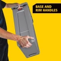 Rubbermaid Commercial Products Slim Jim Blue Polyethylene Waste Bin 87L FG354007BLUE
