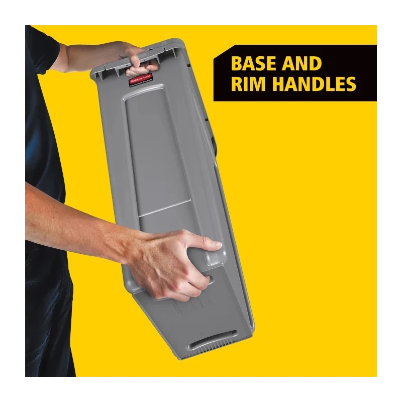 Rubbermaid Commercial Products Slim Jim Blue Polyethylene Waste Bin 87L FG354007BLUE