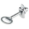 Schneider Electric Zamak Lock Cabinet Lock Key Unlock Chrome Finish IP66 NSYSTDNCSX