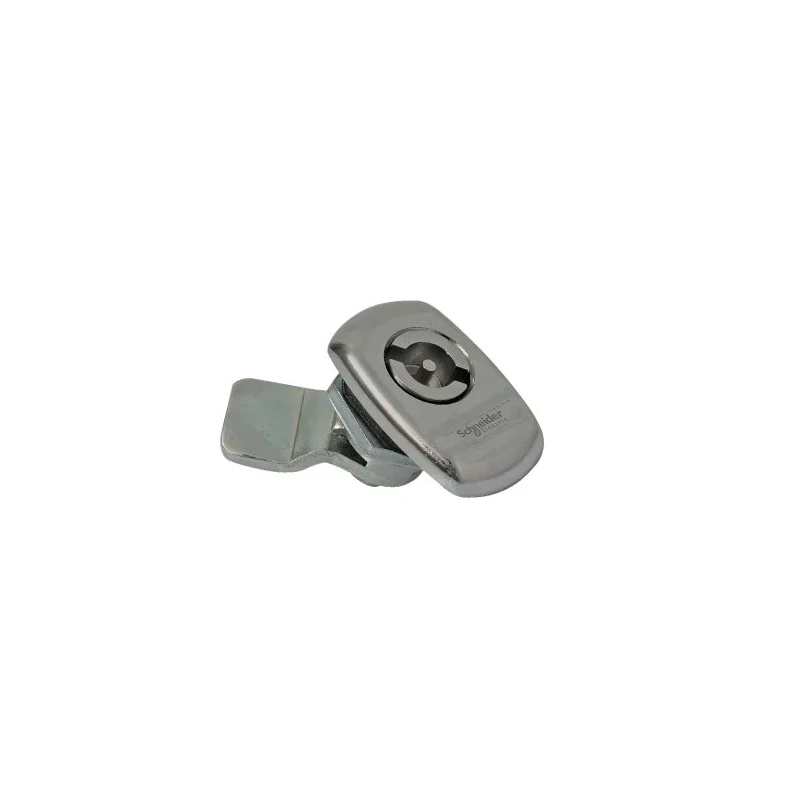 Schneider Electric Zamak Lock Cabinet Lock Key Unlock Chrome Finish IP66 NSYSTDNCSX