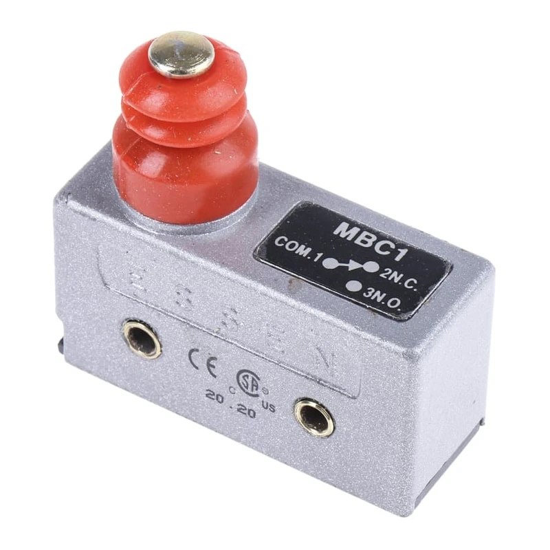 RS PRO Plunger Micro Switch, Screw Terminal, 15A, 250 V AC, SPCO, IP54 797-2501