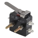 RS PRO Lever Micro Switch, Solder Terminal, 10A, 250 V AC, DPST Configuration, IP40, 19.2mm Length, Model 797-2555