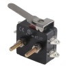 RS PRO Lever Micro Switch, Solder Terminal, 10A, 250 V AC, DPST Configuration, IP40, 19.2mm Length, Model 797-2555
