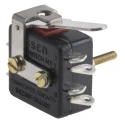 RS PRO Lever Micro Switch, Solder Terminal, 10A, 250 V AC, DPST Configuration, IP40, 19.2mm Length, Model 797-2555