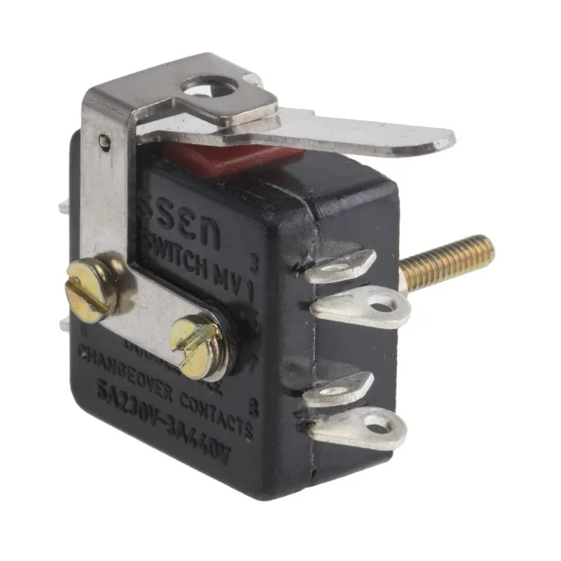 RS PRO Lever Micro Switch, Solder Terminal, 10A, 250 V AC, DPST Configuration, IP40, 19.2mm Length, Model 797-2555