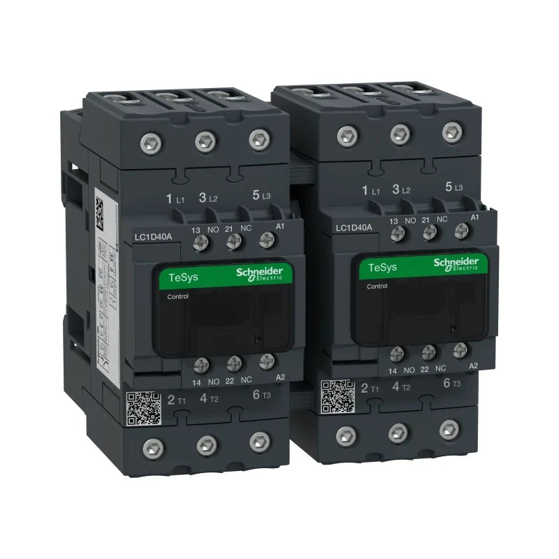 Schneider Electric TeSys D Contactor, 3-Pole, 40 A, 8.5 kW, 24V AC Coil, 3 NO, 690V AC LC2D40AB7