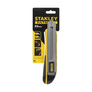 Stanley Safety Knife with Snap-off Blade Retractable 25mm Blade Width 4 Blades 0-10-486