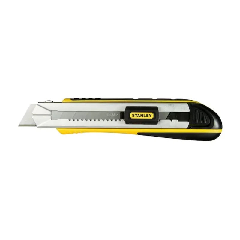 Stanley Safety Knife with Snap-off Blade Retractable 25mm Blade Width 4 Blades 0-10-486