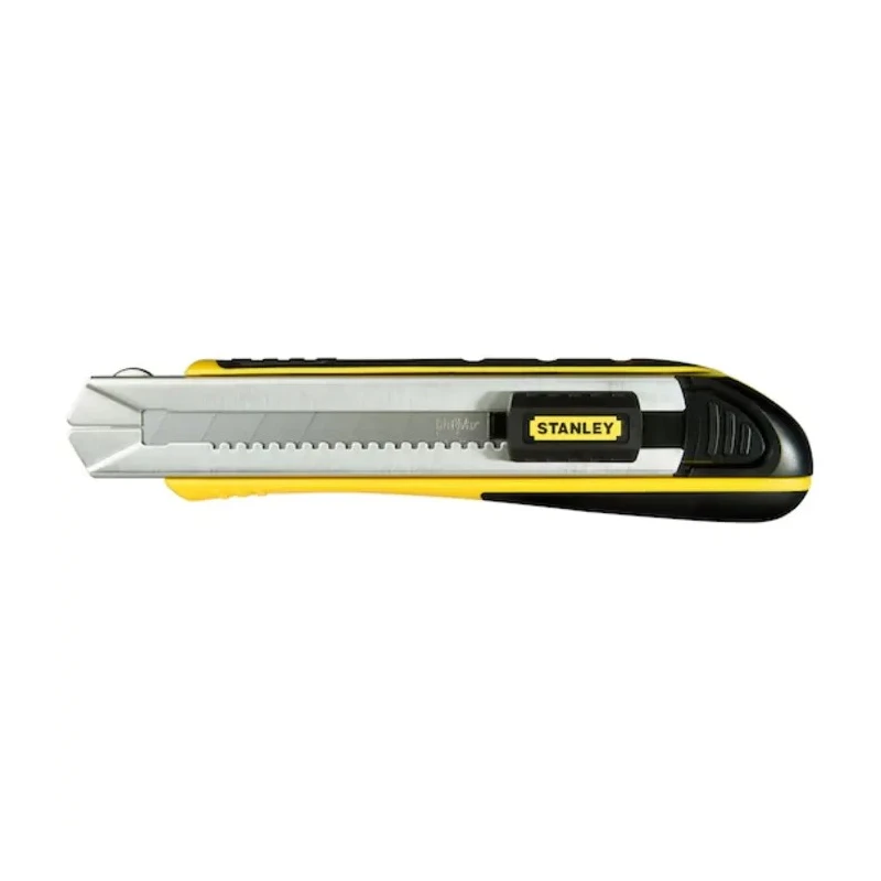 Stanley Safety Knife with Snap-off Blade Retractable 25mm Blade Width 4 Blades 0-10-486