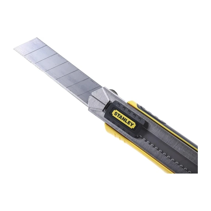 Stanley Safety Knife with Snap-off Blade Retractable 25mm Blade Width 4 Blades 0-10-486