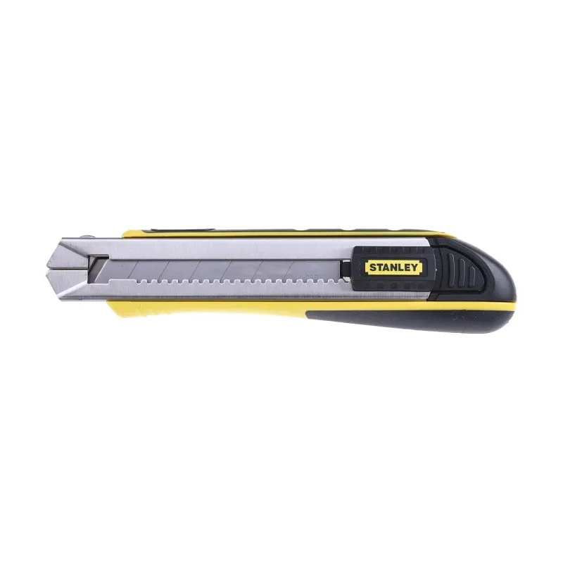 Stanley Safety Knife with Snap-off Blade Retractable 25mm Blade Width 4 Blades 0-10-486
