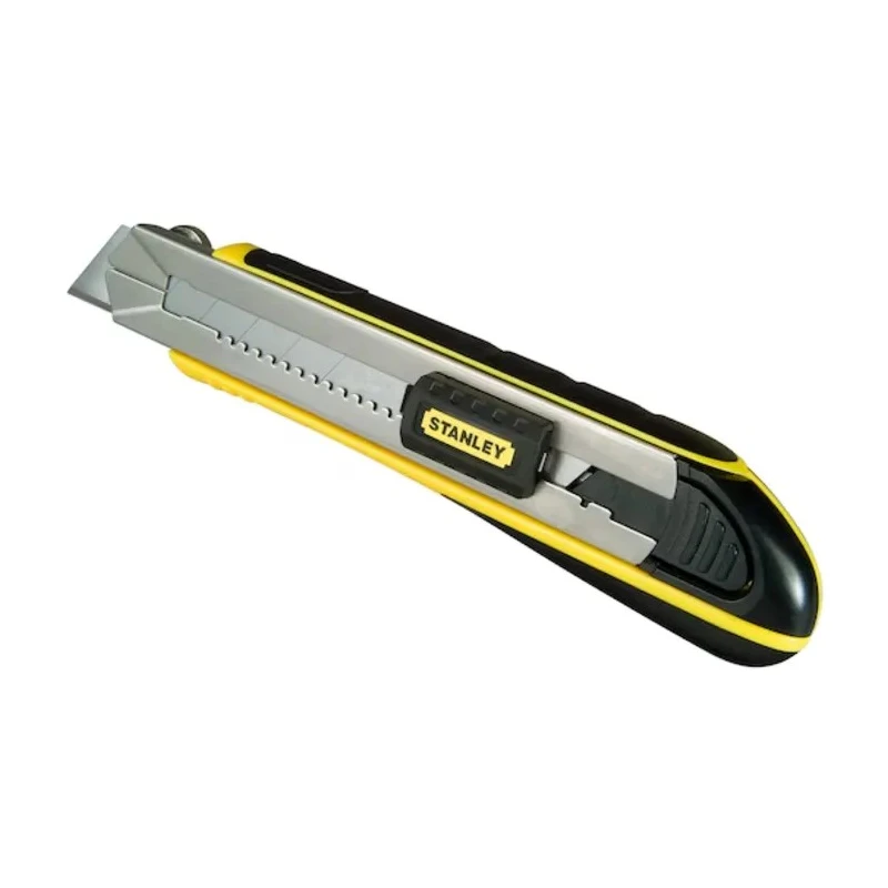 Stanley Safety Knife with Snap-off Blade Retractable 25mm Blade Width 4 Blades 0-10-486