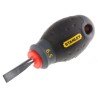 Stanley Stubby Screwdriver 30 mm Blade Insulated Soft Grip Handle Chrome Vanadium Steel 1-65-404
