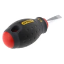 Stanley Stubby Screwdriver 30 mm Blade Insulated Soft Grip Handle Chrome Vanadium Steel 1-65-404