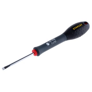 Stanley Standard Screwdriver with 50 mm Chrome Vanadium Steel Blade, Insulated Plastic Handle 1-64-978