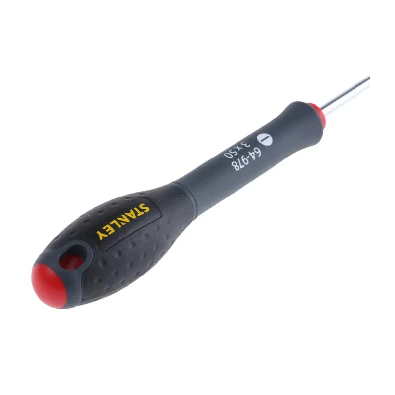 Stanley Standard Screwdriver with 50 mm Chrome Vanadium Steel Blade, Insulated Plastic Handle 1-64-978