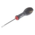 Stanley Standard Slotted Screwdriver with 75 mm Chrome Vanadium Steel Blade Insulated Soft Grip Handle 1-64-983