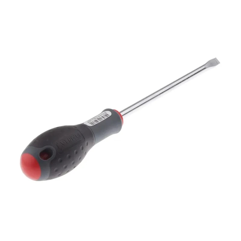 Stanley Standard Slotted Screwdriver, 175 mm Blade, Bi-Material Handle, VDE 1000V Approved 1-65-138