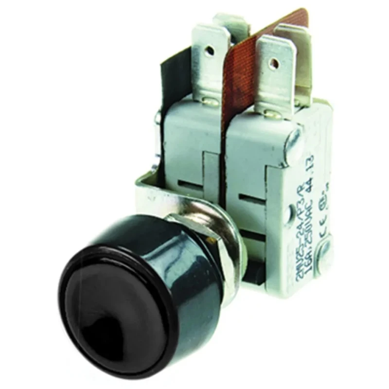 RS PRO Button Micro Switch Quick Connect Terminal 16A 250 V AC DPDT IP40 804-6243