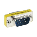 Switchcraft D-Sub Adapter 9-Way D-Sub Male to Female, DB9 Panel Mount, Gold over Nickel Contact Plating EHDB9MF