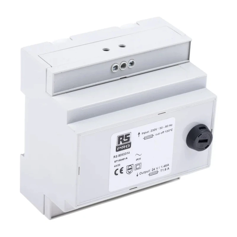 Legrand 35 VA DIN Rail Transformer, 230 V ac Primary, 24 V ac Secondary, IEC 61558-2-6 805-5314