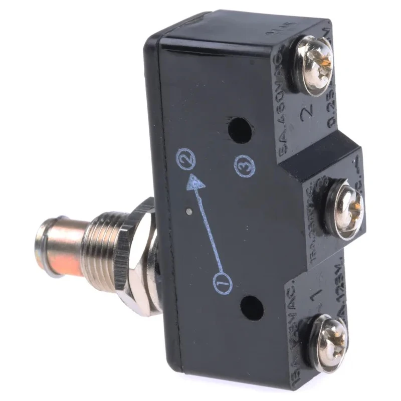 RS PRO Spring Plunger Micro Switch Screw Terminal 15A 250V AC SPCO IP40 797-2536