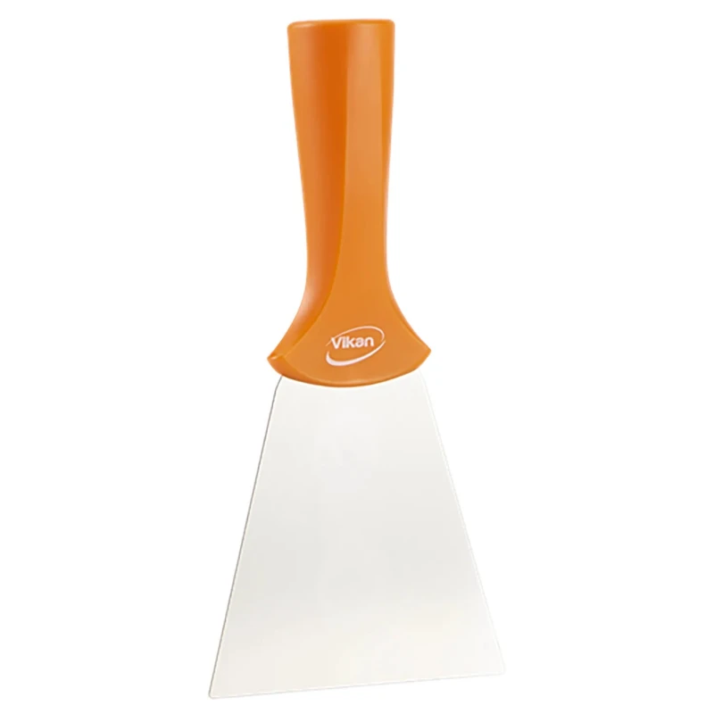 Vikan Stainless Steel Plastic Hand Scraper, Overall Length 205 mm, Blade Width 100 mm, Model 40117