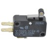 Omron Short Hinge Roller Lever Micro Switch, Quick Connect Terminal, 10A, 250V AC, SPCO, IP40 V-10G5-1C24-K
