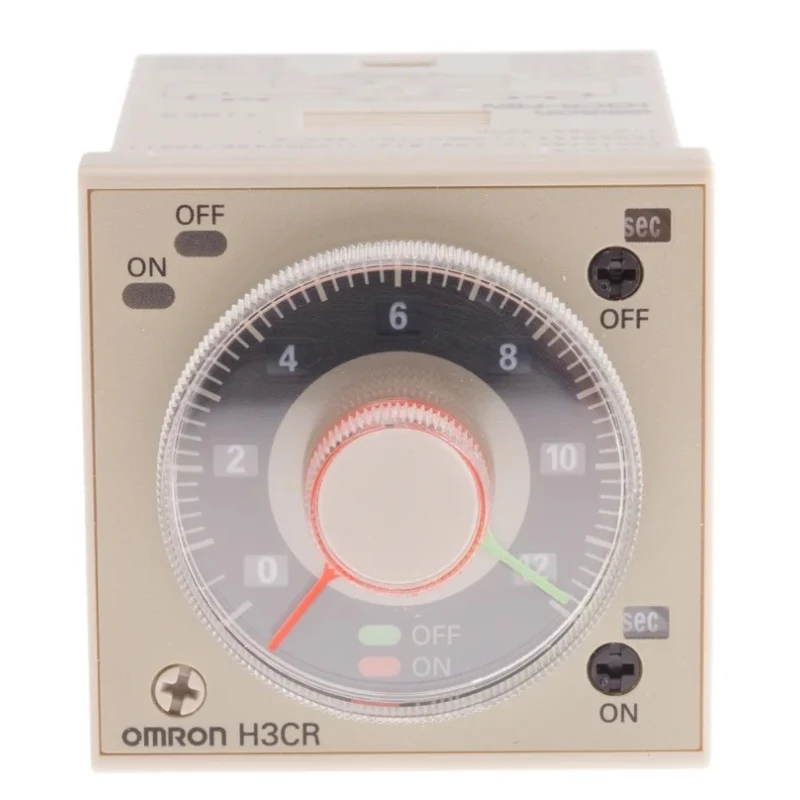 Omron H3CR Series DIN Rail Timer Relay, DPDT Contact, 48 V DC/24-48 V AC, 0.05 s to 300 h Multifunction 