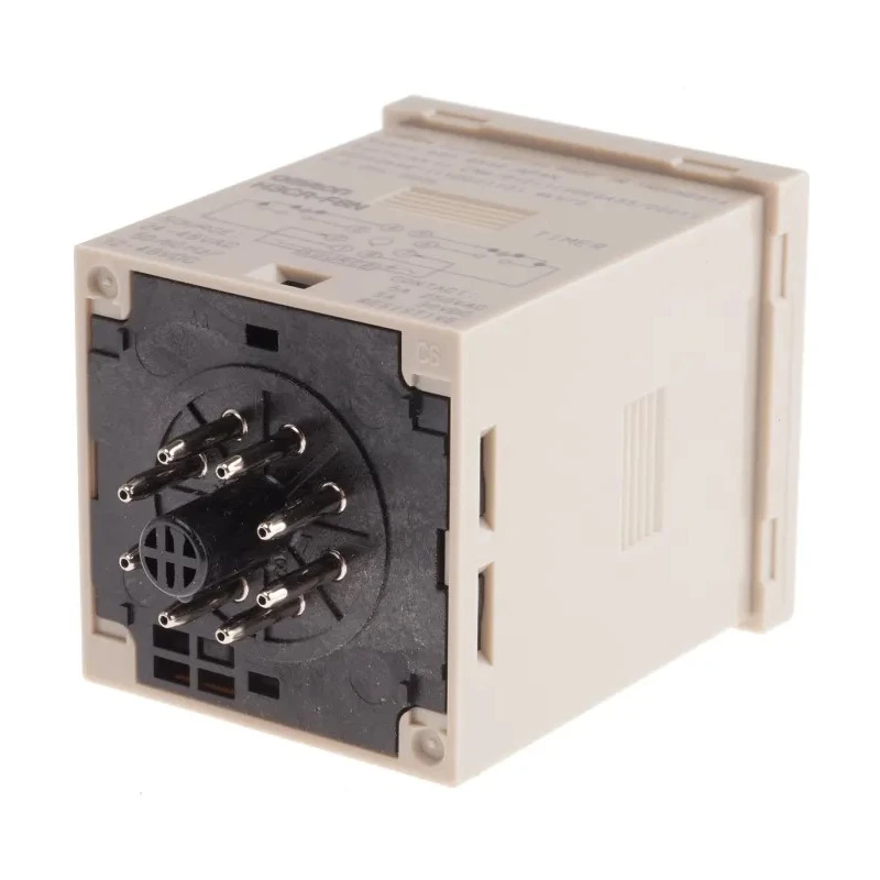 Omron H3CR Series DIN Rail Timer Relay, DPDT Contact, 48 V DC/24-48 V AC, 0.05 s to 300 h Multifunction 