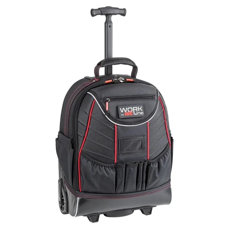 GT Line Fabric Wheeled Tool Bag with Shoulder Strap 340 mm x 150 mm x 440 mm TOOL TROLLEY 01