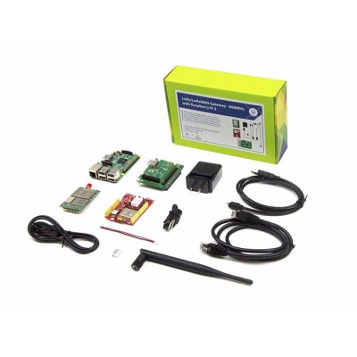 Seeed Studio LoRaWAN Gateway Kit with Raspberry Pi 3 Raspberry Pi Kit 1GB RAM RoHS Compliant 110060622