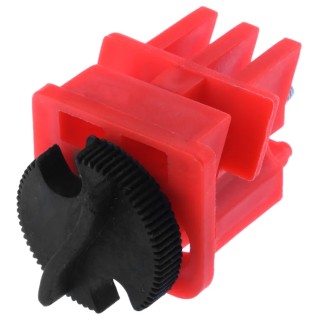 RS PRO Red 2-Lock Multi-Pole Breaker Lockout Brass, Polypropylene, Stainless Steel, Nylon 7.25mm 818-8088