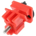RS PRO Red 2-Lock Multi-Pole Breaker Lockout Brass, Polypropylene, Stainless Steel, Nylon 7.25mm 818-8088