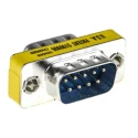 Switchcraft D-Sub Adapter 9-Way D-Sub to Male Male DB9 31mm Panel Mount EHDB9MM