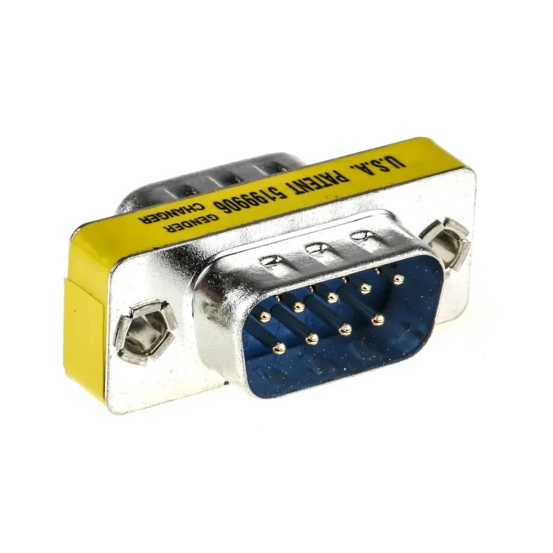 Switchcraft D-Sub Adapter 9-Way D-Sub to Male Male DB9 31mm Panel Mount EHDB9MM