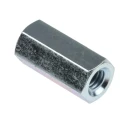 RS PRO Steel Hexagonal Female/Female Threaded Standoff M4, 15 mm Length, Zinc Plated 806-6550