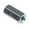 RS PRO Steel Hexagonal Female/Female Threaded Standoff M4, 15 mm Length, Zinc Plated 806-6550