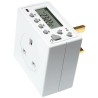 Timeguard 24 Hour/7 day Compact Plug in Electronic Timeswitch Digital Plug In Timer TG77 230V AC 13A SPDT Output