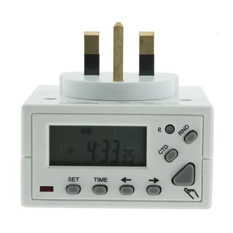 Timeguard 24 Hour/7 day Compact Plug in Electronic Timeswitch Digital Plug In Timer TG77 230V AC 13A SPDT Output