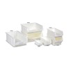 RS PRO 1.27L White Polypropylene Euro Containers, Stackable Storage Boxes 75 mm x 165 mm x 100 mm 178-3320