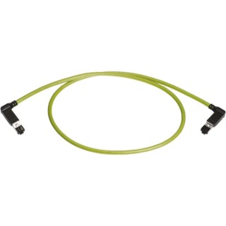 HARTING Cat5 Ethernet Cable 0.5 m Green RJ45 Male to RJ45 Male U/FTP PVC 09470506023