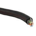 HARTING Shielded Screened Cat6 Ethernet Cable 100 m Black PVC 100V 6.9mm Outside Diameter Cat6 