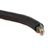 HARTING Shielded Screened Cat6 Ethernet Cable 100 m Black PVC 100V 6.9mm Outside Diameter Cat6